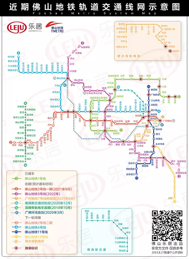 省发改委:佛山第二轮地铁建设规划已上报国家发改委!