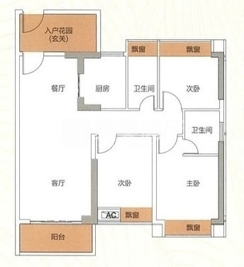 国邦 御林湖花园，电梯靓楼层，南向，单价8字头！